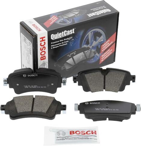 BOSCH BC1898 QuietCast Premium Ceramic Disc Brake Pad Set - Compatible with Select Audi A4, A4 allroad, A4 Quattro, A5 Quattro, A5 Sportback, A6 Quattro, A7 Sportback, Q5, RS5, S4, S5, SQ5 +More; REAR in Saudi Arabia