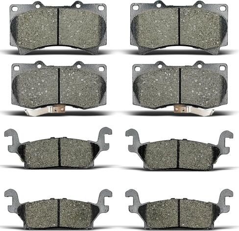 Front Rear Brake Pads Compatible with 2006-2010 HUMMER H3,for 2009-2010 HUMMER H3T (D1119 D1120) in Saudi Arabia