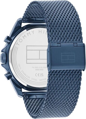 Tommy Hilfiger Men's Quartz Multifunction Watch - Stainless Steel - 5ATM/50 Meters Water Resistance - A Timeless, Modern Classic - Gift for Him - 43.5mm in Saudi Arabia