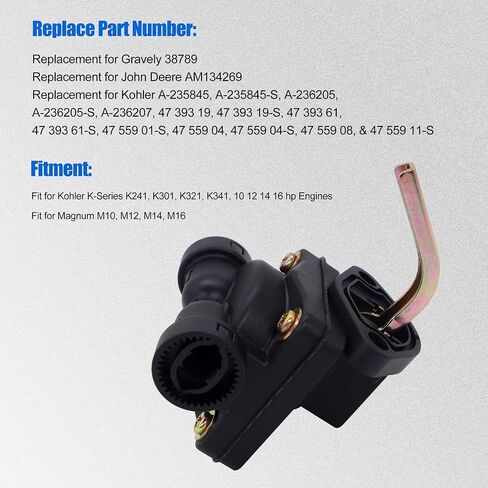Fuel Pump 47 559 11-S AM134269 Compatible with Kohler K-Series K321 K341 K301 K241 10HP 12HP 14HP 16HP 210 212 214 216 4739319-S 4755901-S 4755904 Lawn Mower Parts Accessories in Saudi Arabia