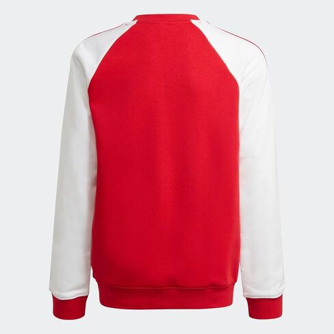 adidas Kids Unisex Soccer Arsenal Crew Pullover Sweatshirt, Scarlet in Saudi Arabia