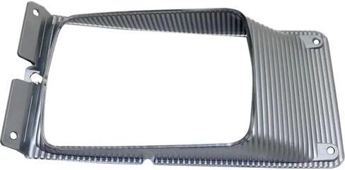 KarParts360 For Navistar 8100 1995-2003 حواف المصباح الأمامي للسائق وجانب الركاب | زوج | كروم | الثقيلة | بديل لـ IH2511100، IH2510100 | 1661764C1, 1661763C1 in Saudi Arabia