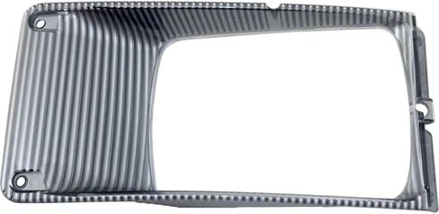 KarParts360 For Navistar 8100 1995-2003 حواف المصباح الأمامي للسائق وجانب الركاب | زوج | كروم | الثقيلة | بديل لـ IH2511100، IH2510100 | 1661764C1, 1661763C1 in Saudi Arabia