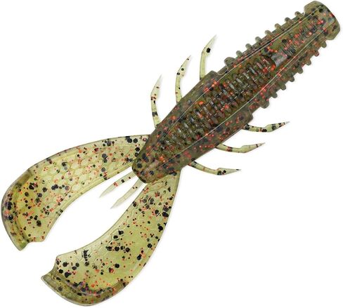 CrushCity Cleanup Craw 3 Black Blue Flake CCCLC35BKB in Kuwait