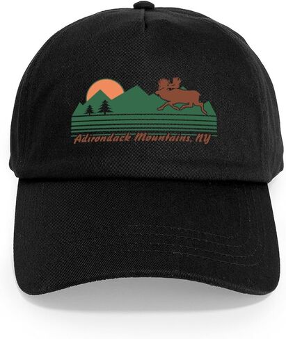 قبعة CafePress Adirondack Mountains NY قبعة بيسبول قابلة للتعديل in Saudi Arabia