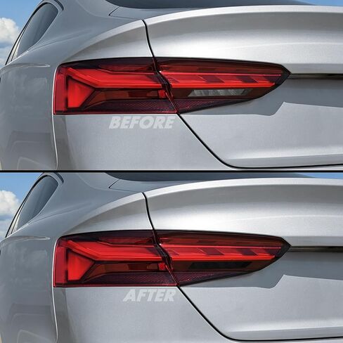 صبغة دخان الفينيل مسبقة القطع من SlickMod لسيارة Audi A5 S5 RS5 عاكس 2020-2024 (35% دخان خفيف، 4. عاكس)، SM-AUD-A5S5-2024-TLA in Saudi Arabia