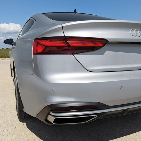 صبغة دخان الفينيل مسبقة القطع من SlickMod لسيارة Audi A5 S5 RS5 عاكس 2020-2024 (35% دخان خفيف، 4. عاكس)، SM-AUD-A5S5-2024-TLA in Saudi Arabia