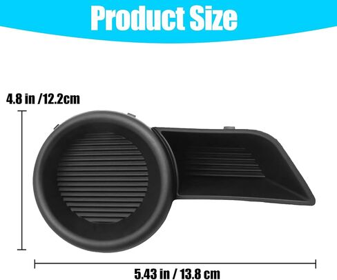 Compatible with Toyota Highlander Fog Light Cover 2008 2009 2010, Replace for 81481-0E040 Front Right Passenger Side Fog Lamp Bezel Replacement,W/O Light Hole Highlander Fogs Lamp Cover - Right in Saudi Arabia