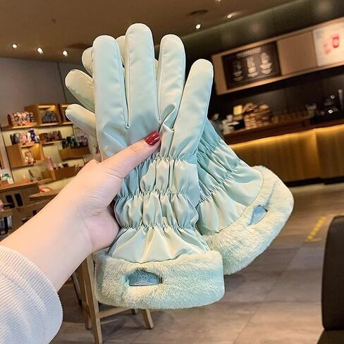 Thermal Winter Gloves for Women,Windproof Snow Gloves for Skiing Cycling Running Work in Saudi Arabia