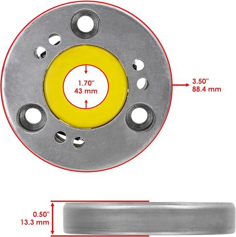Caltric Starter Clutch One Way Bearing Compatible with Kawasaki Klf250 Kl-F250 Bayou 250 2003-2011 in Saudi Arabia