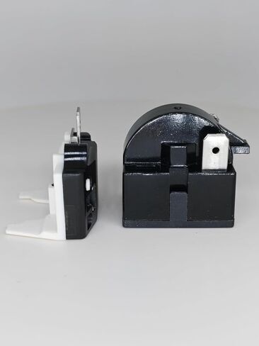 2 قطعة 1 دبوس مرحل بدء تشغيل الثلاجة QP2-4.7/4r7 و6750C-0005P واقي التحميل الزائد - متوافق مع ضاغط ومجمدات LG 1/2HP in Saudi Arabia
