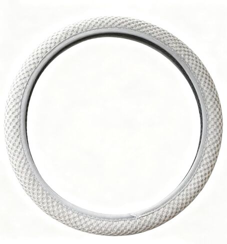 Steering Wheel Cover - Breathable, Comfortable, Non-Slip Universal Fit for Cars and Trucks | Easy Install | Premium Leather Feel in Saudi Arabia