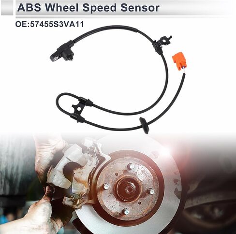 Front Left ABS Wheel Speed Sensor for Acura MDX 2003-2006 ABS Sensor Anti-lock Braking System Sensor No.57455S3VA11 1 Pcs in Saudi Arabia