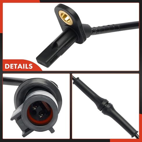 A-Premium Rear Left/Right ABS Wheel Speed Sensor Compatible with Jaguar XF 2013, XJ 2013-2017/2019, AWD - Rear Driver or Passenger Side, Replace# DW932B372AD, C2D21184 in Saudi Arabia