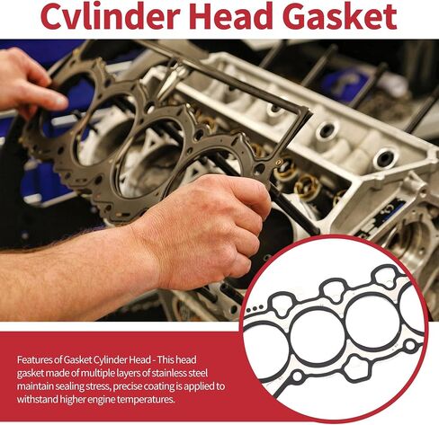 HiSport Cylinder Head Gasket Compatible with Hyundai Santa Fe 2016-2020 Sonata 2015-2019,Tucson 2018-2021 Kia Optima 2016-2020 Sorento 2016-2020 Sportage 2017 2018 2019 2020 2021 2022#22311-2GGB0 in Saudi Arabia