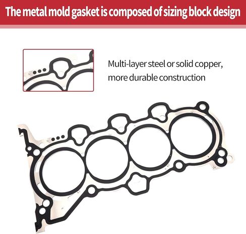 HiSport Cylinder Head Gasket Compatible with Hyundai Santa Fe 2016-2020 Sonata 2015-2019,Tucson 2018-2021 Kia Optima 2016-2020 Sorento 2016-2020 Sportage 2017 2018 2019 2020 2021 2022#22311-2GGB0 in Saudi Arabia