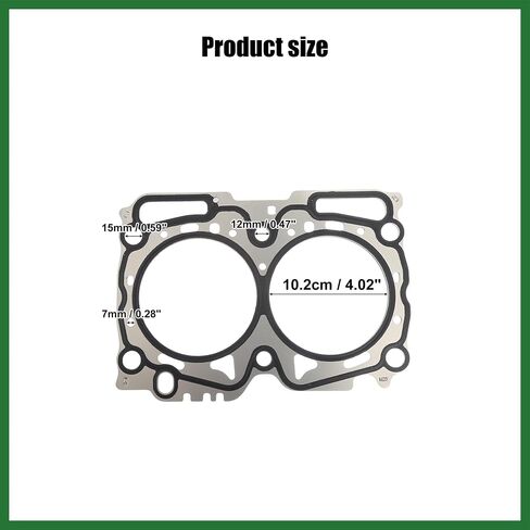 Motoforti 2pcs Cylinder Head Gasket No.11044AA670/11044AA670 for Subaru Forester 2006-2013 for Subaru WRX 2006-2014 Long-lasting in Saudi Arabia