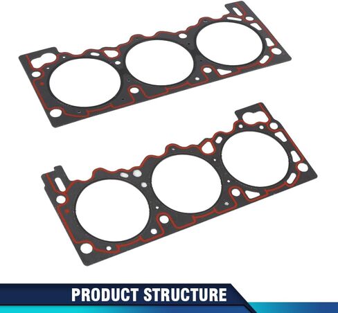 PIT66 Head Gasket Set Bolts Compatible with Ford Aerostar 4.0L 1997,Fit Ford Explorer 4.0L 1997-2000,Fit Ford Ranger 4.0L 1997-2000,Fit Mazda B4000 4.0L 1997-2000 HS9081PT-1 ES72794 in Saudi Arabia