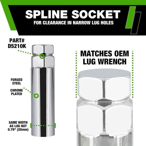 DPAccessories Lug Nuts Compatible with 2005-2010 Jeep Grand Cherokee | Chrome OEM Style | Factory Aluminum Wheels Only | Set of 20 Wheel Nuts | DGCH03F-CH/1 in Saudi Arabia