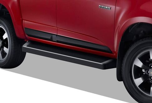 ألواح الجري من الألومنيوم الأسود من الجيل الثالث من iBoard بخطوات جانبية لسيارة أجرة مختارة من Chevy Colorado GMC Canyon Crew Cab in Saudi Arabia