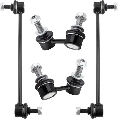 BOXI (Set of 4) Front and Rear Sway Bar End Links fit for Nissan Xterra 2005 2006 2007 2008 2009 2010 2011 2012 2013 2014 2015 / Replaces K80470 K80471 K750075 in Saudi Arabia