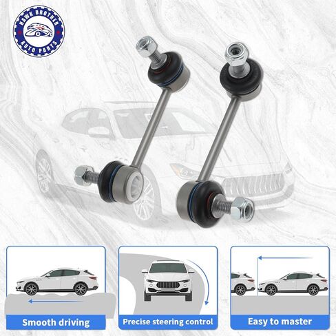 وصلات شريط Sway، استبدال شريط Sway Bar المثبت الأمامي الأيسر الأيمن لـ 2013-2022 Maserati Ghibli Quattroporte-670005003 670005004-2PCS in Saudi Arabia