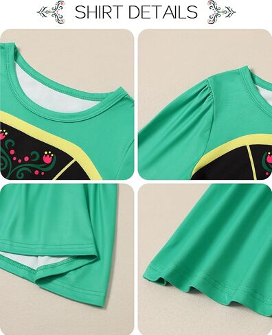 Toddler Girl Clothes Long Sleeve T-Shirt + Leggings Princess Toddlers Girls Outfits 2-7Y Kid 2Pcs Sets in Saudi Arabia