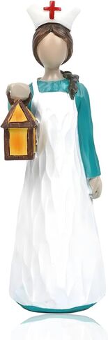Mingzhang Nurse Gifts Figurine, Angels Female Nurse Collectible Statue for Office Desk Tabletop Decor, Gifts for Nurses, Women and Nurse Graduate, Nurses Week, Birthday, Christmas or Retirement in Kuwait
