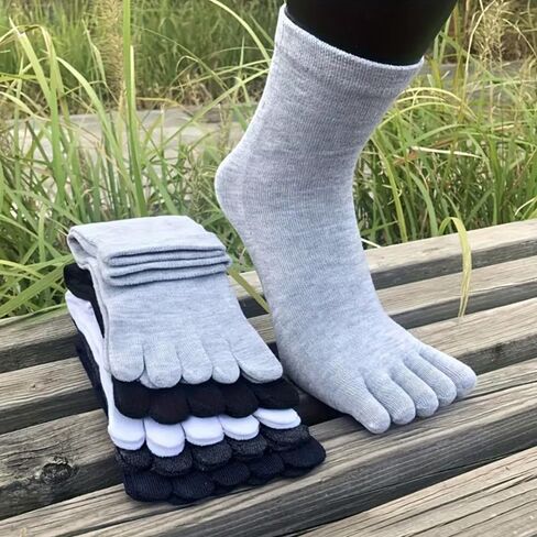 2 Pairs Of Comfortable And Breathable Toe Socks For Women And Men, Suitable For Sports And Running in Saudi Arabia
