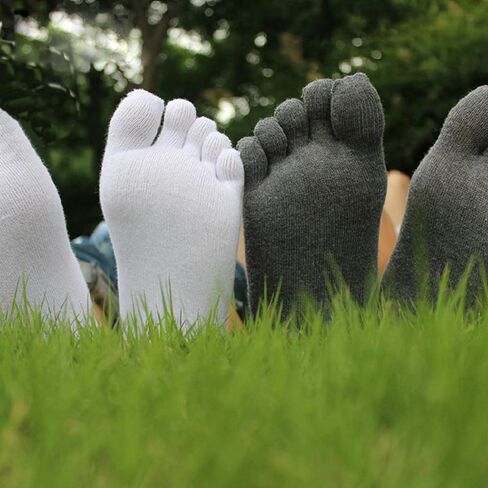 2 Pairs Of Comfortable And Breathable Toe Socks For Women And Men, Suitable For Sports And Running in Saudi Arabia