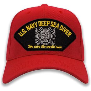US Navy Deep Sea Diver Embroidered Patch Ball Cap or Trucker Hat in Saudi Arabia
