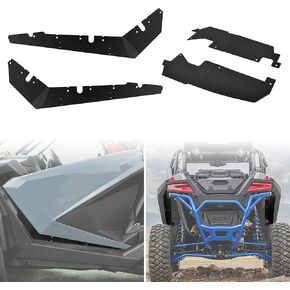 SAUTVS Steel Lower Door Trim Panel and Rear Wheel Well Block Offs for RZR PRO XP, Lower Door Valance Trim and Rear Splash Guard Fender Flare Mudguard for Polaris RZR PRO XP 2020-2023 2024 Accessories in Saudi Arabia