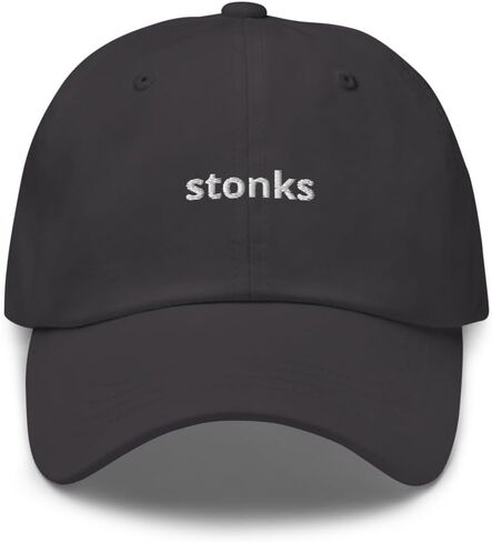 Stonks Dad Hat - Funny Dad Hats - Premium Hats and Apparel for Men and Women in Saudi Arabia