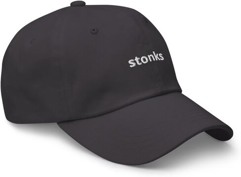Stonks Dad Hat - Funny Dad Hats - Premium Hats and Apparel for Men and Women in Saudi Arabia
