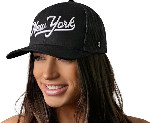 HAKA City & State Script Hat for Men & Women, Adjustable Baseball Cap, Mesh Snapback, Comfort-Fit Sweatband, Outdoor Golf Hat in Saudi Arabia