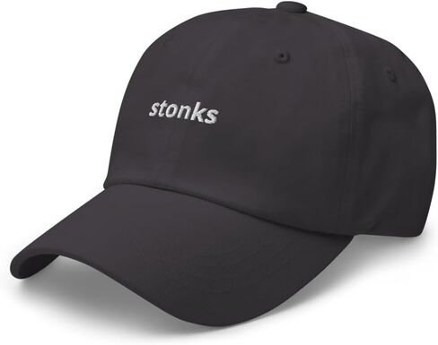 Stonks Dad Hat - Funny Dad Hats - Premium Hats and Apparel for Men and Women in Saudi Arabia