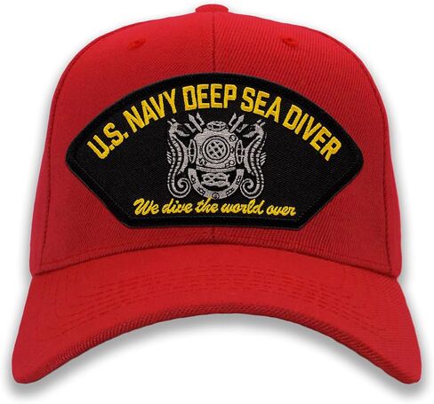 US Navy Deep Sea Diver Embroidered Patch Ball Cap or Trucker Hat in Saudi Arabia