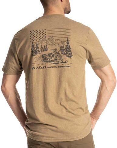 KLIM Men's Frontier Tri-Blend Short Sleeve Graphic T-Shirt in Saudi Arabia