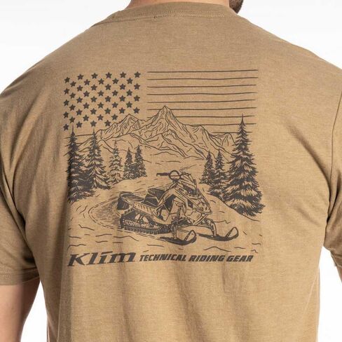 KLIM Men's Frontier Tri-Blend Short Sleeve Graphic T-Shirt in Saudi Arabia