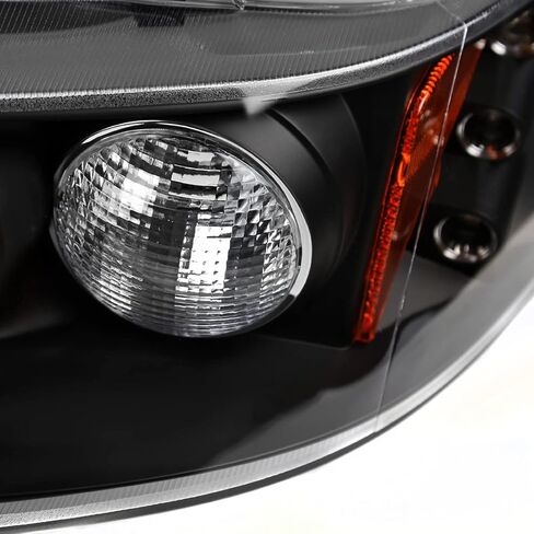 SPEC-D TUNING LED + Halo Pro Headlights Glossy Black Housing Smoke Lens Compatible with 1994-1997 Honda Accord 2/4 Door, Left + Right Pair Headlamps Assembly in Saudi Arabia