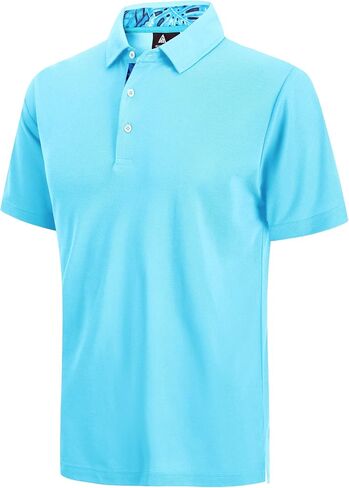 Mens Polo Shirts Summer Short Sleeve Golf Tennis T-Shirts in Saudi Arabia
