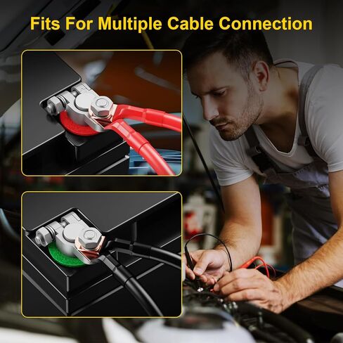 500A High Current Battery Disconnect Switch, 12-36V Battery Cut Off Switch with Lock-Out Plate,Replace 20247,Truck,RV,Marine Boat,Vehicle,Yacht,Tractor in Kuwait