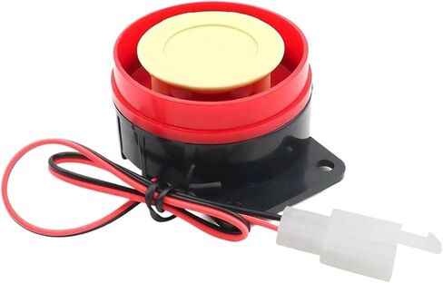 1PCS SFN-55 High Decibel 105dB 12V 3000Hz Passive Buzzer with Connector Alarm AC Anti-Theft Device(1PCS SFN-55 2P2.0) in Saudi Arabia
