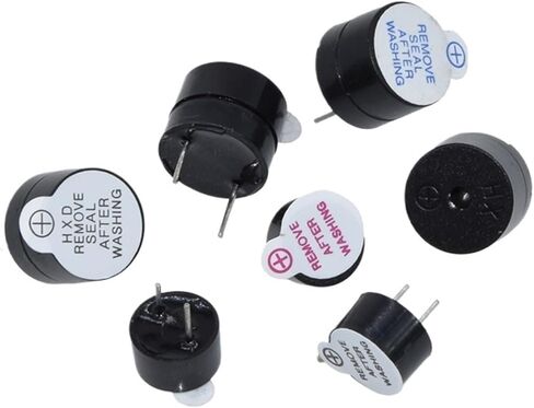Active Buzzer Electromagnetic Long Continous Beep Tone Alarm Ringer MINI Active Piezo Buzzers Speaker 3v 5v 12V 12 * 9.5MM 9 * 5(0905 5V 10PCS) in Saudi Arabia