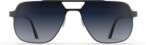 Men's Polarized Gradient Sunglasses - Square UV400 Protection - Adjustable Tint, Lightweight 21g Flex Frame for Driving & Outdoor (Gradient Grey) in Saudi Arabia