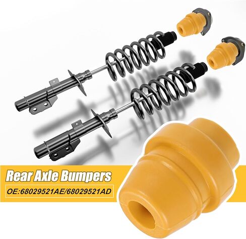 uxcell 1PCS Jounce Bumper Axle Bumpers No.68029521AE/68029521AD for Dodge Durango 2011-2017 for Dodge Durango 2018 for Jeep Grand Cherokee 2011-2018 in Saudi Arabia