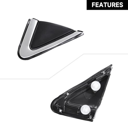 Passenger Side Corner Mirror Trim Finisher Mirror Flag Cover for Nissan Sentra 2013-2019 | Right Side | Replaces 96318-3SG0A in Saudi Arabia