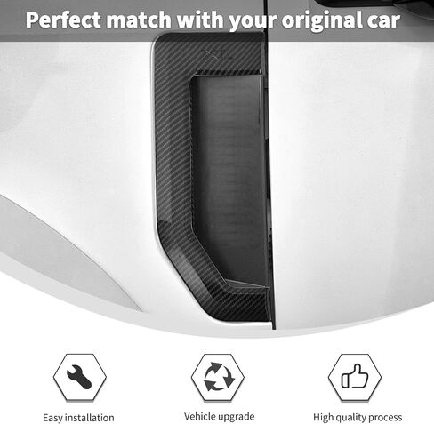 Linskip Fender Side Emblem Trim Compatible with 2017-2022 Ford F250/F350/F450/F550 XL, Fender Badges Cover, Enterior Accessories(Black Carbon) in Saudi Arabia
