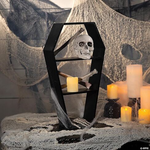 Coffin-Shaped 2-Shelf Halloween Decoration in Saudi Arabia