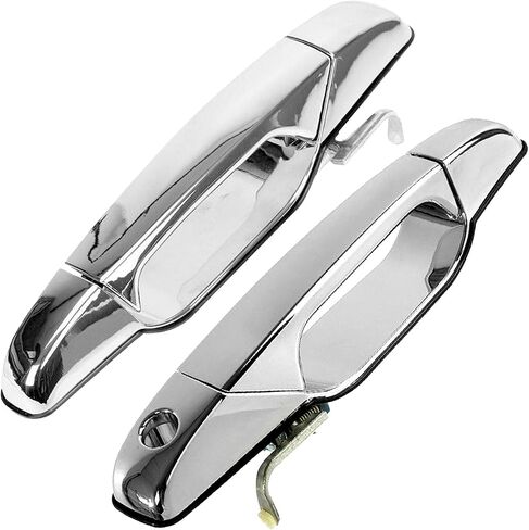 Exterior Chrome Door Handle Front Left Right Replacement for 2007-2013 Chevy Silverado Suburban Tahoe Avalanche GMC Sierra Yukon Cadillac Escalade Replaces 22738721 22738722 in Saudi Arabia